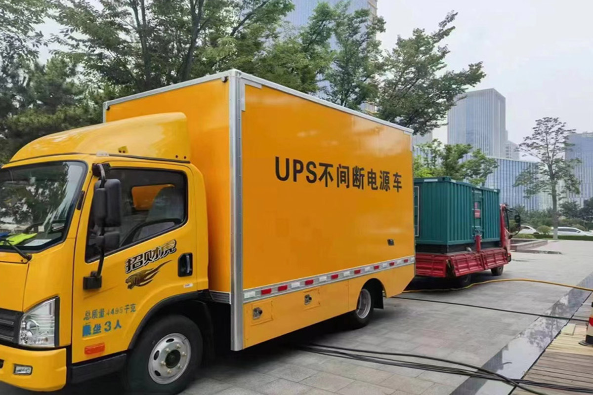 芒康发电机租赁施工现场